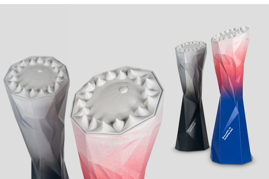The making of the custom trophy for the Bitpanda Hamburg Open 2026 Sustain Awards